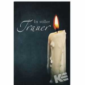 EULZER Trauerkarte Kerze 4016723811737