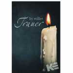 EULZER Trauerkarte Kerze 4016723811737