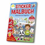 MEDIA Sticker Malbuch Abenteuer am Flughafen,