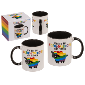 OOTB Becher Regenbogen-Schaf Steingut