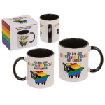 OOTB Becher Regenbogen-Schaf Steingut