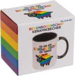 OOTB Becher Regenbogen-Schaf Steingut