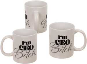 OOTB Becher Ceo Bitch Steingut