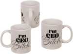 OOTB Becher Ceo Bitch Steingut