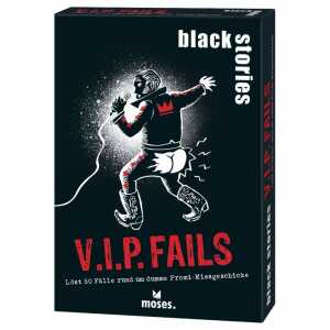 MOSES VERLAG Rätselspiel black stories V.I.P. Fails, moses.