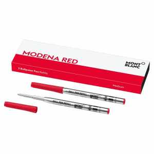 MONTBLANC DEUT. Mine Kugelschreiber M 2er modena red, Montblanc