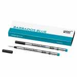 MONTBLANC DEUT. Mine Rollerball M 2er barbados blue,...
