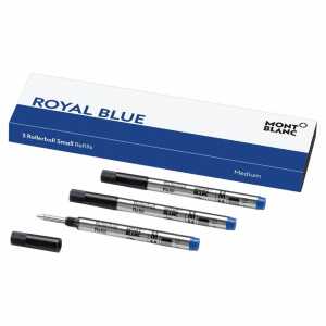 MONTBLANC DEUT. Mine Rollerball M 3er small royal blue, Montblanc