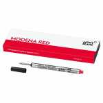 MONTBLANC DEUT. Mine Rollerball M 3er Capless modena red,...