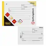 Idena Quittung A6 quer 2x40 Blatt MwSt FSC-Mix,...