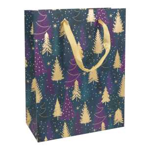 Geschenktasche WH Tanne 18x8x23cm FSC-Mix, Motiv: Tannenbaum,