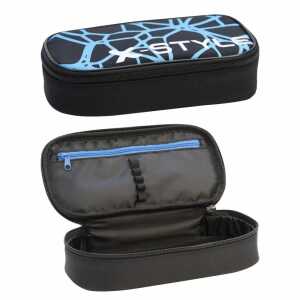 EBERHARD FABER Jumbo Schlamperbox schwarz/neon blau 4087205774819