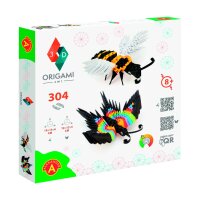 Origami 3D Biene + Schmetterling Verpackungsgröße M + L