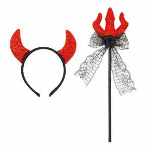 WIDMANN S.R.L. Accessoires Teufel Hörner und Dreizack, Widmann