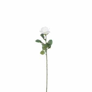 Edelman Kunstblume Rose Stängel 69cm creme, Edelmann