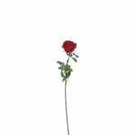Edelman Kunstblume Rose Stängel 69cm rot, Edelmann