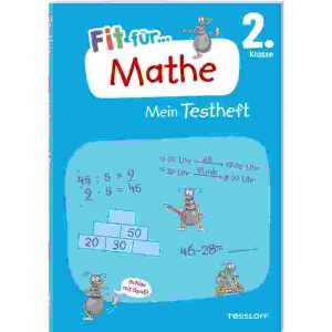 Fit für Mathe 2. Klasse Mein Testheft, Lernbuch in Grundrechenarten