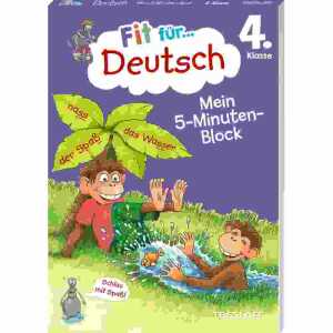 Fit für Deutsch 4. Klasse Mein 5-Minuten-Block, Rechtschreibung, Gram