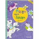 Malen nach Zahlen Einhörner, Mit ausklappbarer...