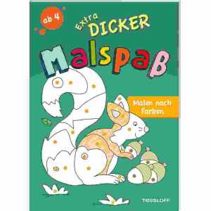 Extradicker Malspaß Malen nach Farben, Malspaß für Kindergartenkinder