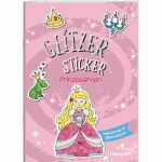 Glitzer Sticker Malbuch Prinzessinnen, Mit 45...