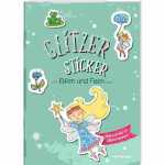 Glitzer Sticker Malbuch Elfen und Feen, Mit 45...