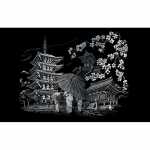Kratzbild Kyoto Tempel 4016490820116