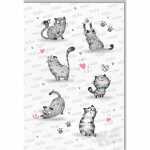 Klappkarte Katzen 4016723491014