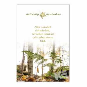 Trauerkarte Aufrichtige 4016723812031