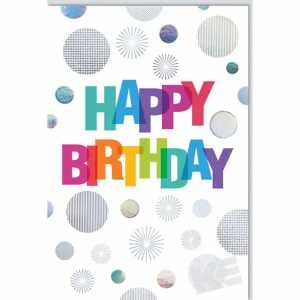 Geburtstagskarte Happy 4016723820814