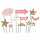 Fotorequisiten Princess for a Day Set 10teilig, Folie/Papier,, Amscan