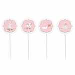 Figurenkerzen Princess for a Day 7cm 4er, mit Pick,...