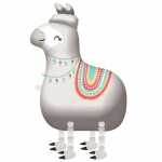 Folienballon AirWalker Lama 59x93cm, Amscan