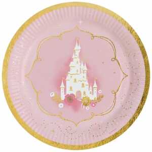 Pappteller Princess for a Day D23cm 8er, Amscan