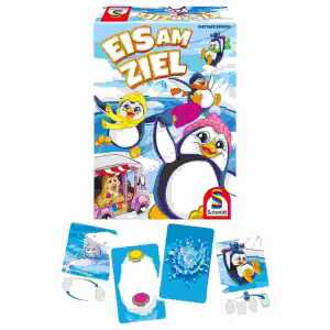 Kinderspiel Eis am Ziel Inhalt: 63 Karten: 45 Eisschollenkarten,