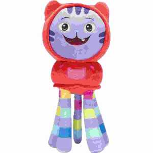 Gabbys Dollhouse DJ Katzenminze Plüsch 28cm, Schmidt Spiele