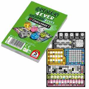 Familienspiel Clever 4ever Challenge Block, Zusatzblock, 75 Blatt