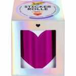 Stickerrolle Hearts 48 Stück, folia