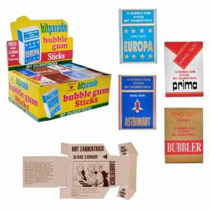 Kaugummi Sticks Retro 32x 44g, Thekendisplay 32 Boxen à 13 Sticks