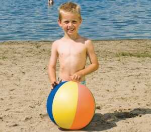 Strandball uni D50cm, ab 3 Jahren,, Happy People