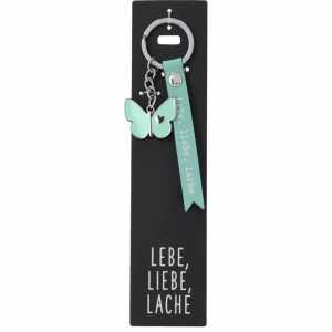Schlüsselanhänger 091 Lebe, liebe, lache, Serie: Vergiss mich nicht,