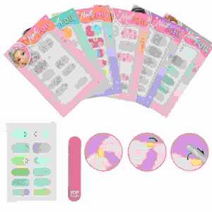 Nagelfolien TOPModel BEAUTY and ME, 6fach sortiert, 6 Design-Sets