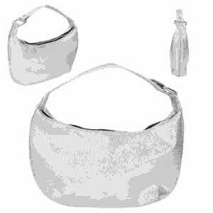 Handtasche TOPModel CITY GIRLS Silber, Leder-Optik, kurzer Tragegriff