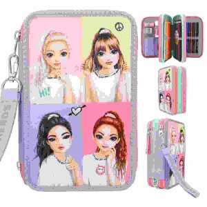 Federtasche 3fach TOPModel SNAP SHOTS, 3fach, komplett gefüllt