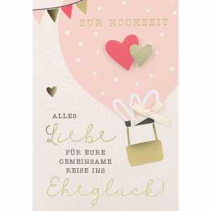 Klappkarte Gruß von Herzen Motiv 045, DEPESCHE