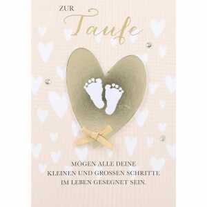 Klappkarte Gruß von Herzen Motiv 052, DEPESCHE