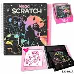Malbuch Ylvi Magic Scratch Book, 20 schwarze Seiten, ein...