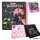 Malbuch Ylvi Magic Scratch Book, 20 schwarze Seiten, ein Stift