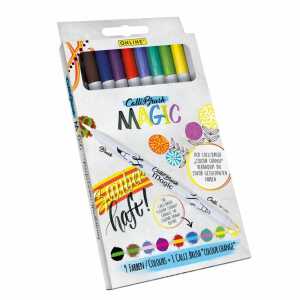 Pinselstifte Calli.Brush Magic Set 9+1, 10 Farben sowie 1 Magic Stift