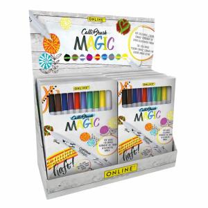 Display ONLINE Calli. Brush Magic Set 9+1 12er,